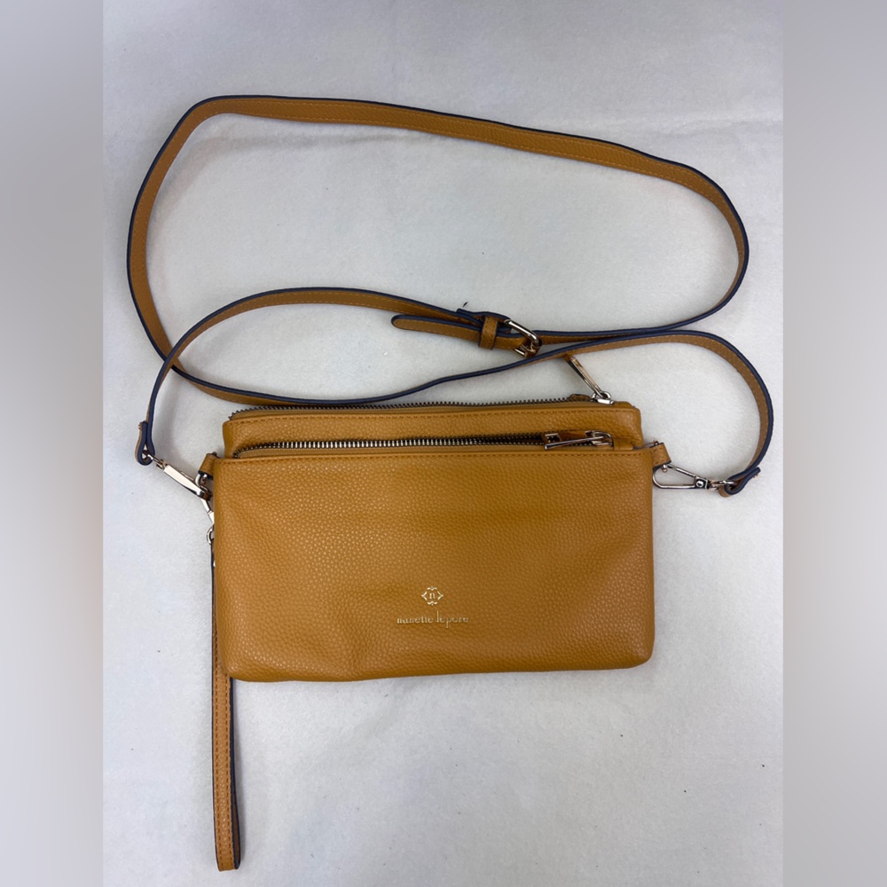 Nanette Lepore Mustard Crossbody Bag
